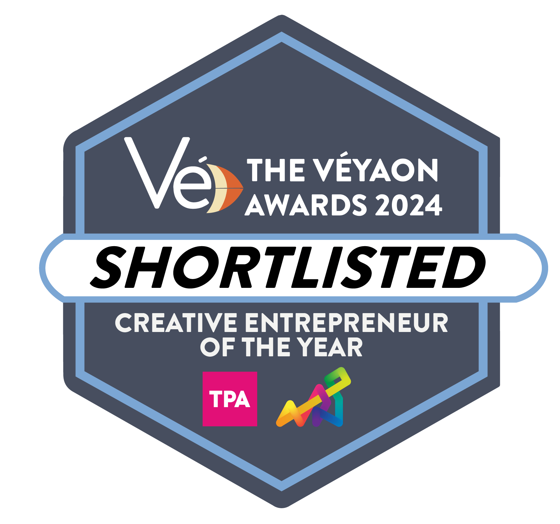 Veyaon Awards Creative Entrepenur Of The Year Badge